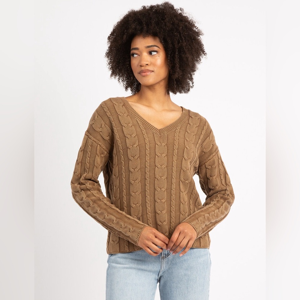BOOTLEGGER Zarina V-Neck Sweater